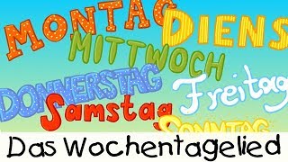 💡 Das Wochentagelied  Kinderlieder zum Lernen [upl. by Auehsoj]