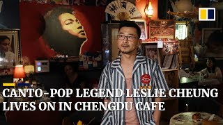 Leslie Cheung lives on in a China cafe dedicated to the Hong Kong actor Cantopop singer and icon [upl. by Baal182]