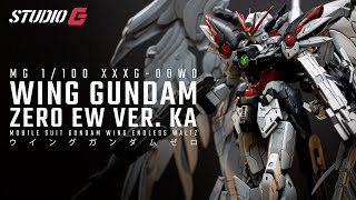 GUNPLA CUSTOM BUILD  MG WING GUNDAM ZERO EW VER KA [upl. by Neelear]