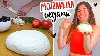 Queso mozzarella vegano SIN ACEITE [upl. by Cacilie]