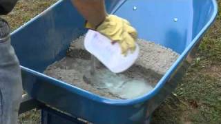 How to Hand Mix QUIKRETE® Concrete [upl. by Eannyl279]