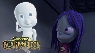 The Bellyache Mystery  Caspers Scare School  Cartoons For Kids [upl. by Eentihw]