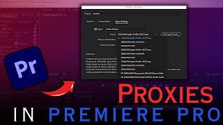 How to Make Proxies in PREMIERE PRO 2024 [upl. by Zoe]