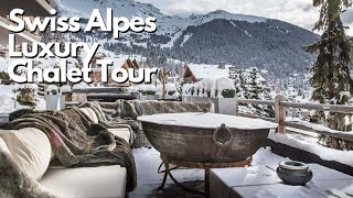 Take a Tour of this Amazing 25000000 Luxury Chalet in the Swiss Alpes [upl. by Rainie]