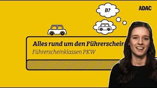 Anhänger ziehen mit den Führerscheinklassen B und BE  ADAC [upl. by Aihsenak]