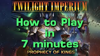 How to Play TI4 Prophecy of Kings in 7 minutes [upl. by Dareg668]