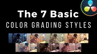 The 7 Essential Color Grading Styles Every Filmmaker Must Learn First [upl. by Werdnael22]