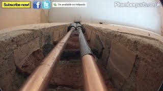 HOW TO CHASE PIPES INTO A WALL  Plumbing Tips [upl. by Nedyaj]