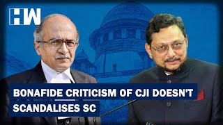 quotCJI Not SC SC Not CJIquot Prashant bhushan Says In His Reply Over Contempt Case [upl. by Asil177]