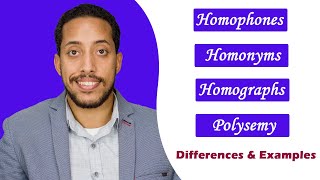 homophones homonyms homographs and polysemy  difference and examples [upl. by Schalles]