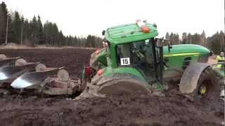 Ny lyckad bärgning av en JOHN DEERE 7530 [upl. by Elakram]