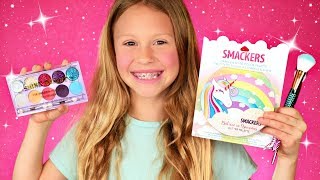 Using ONLY Kids Makeup Review and Spring Makeup Tutorial [upl. by Etnoval604]