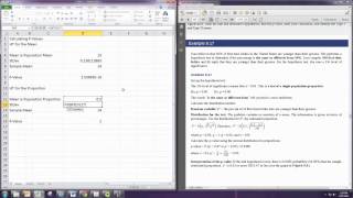 Calculating PValues Excel [upl. by Ahsinra]