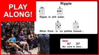 Ripple Ukulele Play Along Austin Ukulele Society [upl. by Matazzoni]