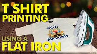 How to Print your Photo on T shirt at Home using a Flat Iron [upl. by Suidualc]