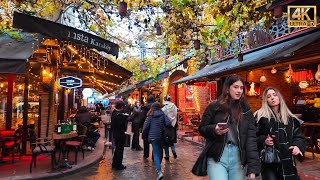 Istanbul 4K Walking Tour  Karaköy Cafes amp Restaurants [upl. by Yendahc]