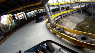 Fun Spot America Gokarting in Orlando FL  Quad Helix [upl. by Alaekim]