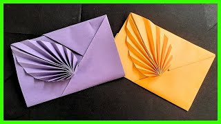 ⩥ Cómo hacer un SOBRE de papel FÁCIL y ELEGANTE  Origami PASO A PASO [upl. by How]