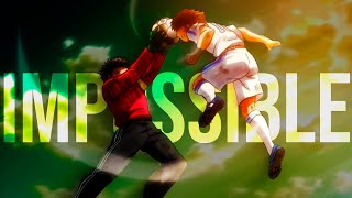 Tsubasa VS Genzo  Captain Tsubasa「ＡＭＶ」Impossible [upl. by Nomra754]