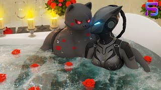 SHADOW MEOWSCLES and LYNX HOOK UP and FALL IN LOVE  Fortnite Film [upl. by Alegnaoj]