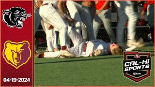 OFFICIAL HIGHLIGHTS  Burlingame at MenloAtherton Baseball [upl. by Azer]