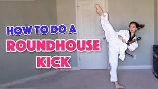 How to Roundhouse Kick  Martial Arts for Beginners [upl. by Tania250]