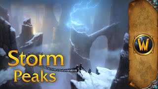 Storm Peaks  Music amp Ambience  World of Warcraft [upl. by Nosydam]