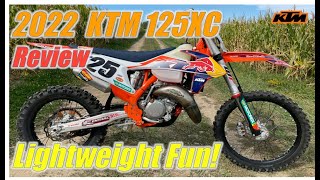 2022 KTM 125XC Review [upl. by Sterne840]