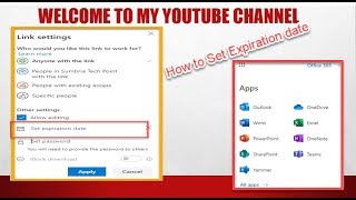 How To Set Expiration date for one drive files and folder sharing [upl. by Sevik]