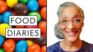 Everything Chef Carla Hall Eats in a Day  Food Diaries Bite Size  Harper’s BAZAAR [upl. by Lertsek]