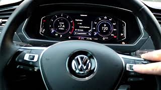 VW Info Active Display 2019 im Volkswagen Tiguan im Detail [upl. by Ailis822]