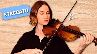 How To MASTER Staccato Bow Stroke [upl. by Anairdna]