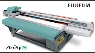 Fujifilm Acuity 15 UV Flatbed Printer [upl. by Dahc983]