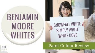 Benjamin Moore White Paint Colours [upl. by Perce760]