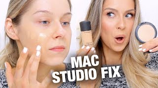 MAC Studio Fix Fluid  Powder Foundations Review [upl. by Delastre178]