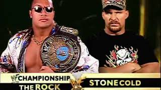 The Rock Vs Stone Cold WWF title match wrestlemania 17 promo [upl. by Mariann]