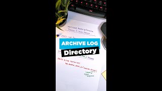 How To Setup Archive Log Destination Directory In Oracle Database shorts [upl. by Suivatram31]