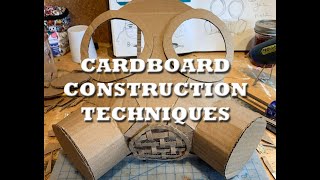 Cardboard Construction Techniques [upl. by Auqkinahs]