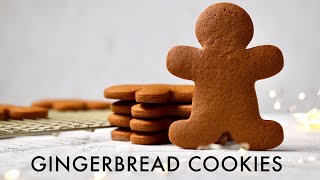 GINGERBREAD COOKIES  gingerbread man recipe [upl. by Horatio3]