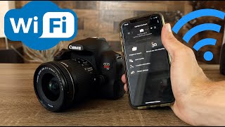 Canon T8i 850D WiFi Setup and Demo [upl. by Gage]