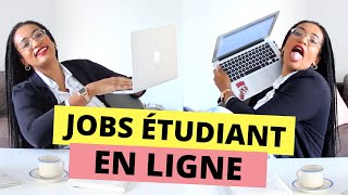 5 idées de JOBS ÉTUDIANT à faire EN LIGNE [upl. by Nashbar991]