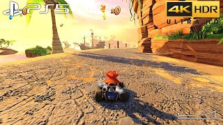 Crash Team Racing NitroFueled PS5 4K HDR Gameplay [upl. by Alwyn519]