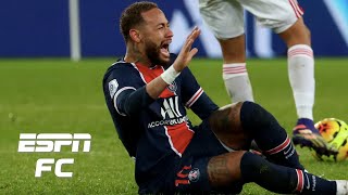 PSG vs Lyon reaction Neymars injury a result of him trying to do too much  Leboeuf  ESPN FC [upl. by Tris]