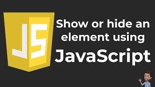 Show or hide an element using JavaScript [upl. by Vicky]