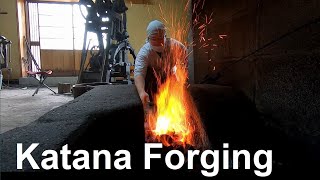 See how a Japanese Swordsmith forges a Katana [upl. by Christina3]