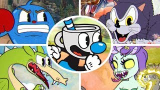 Cuphead  All Bosses with Mugman [upl. by Marnie]