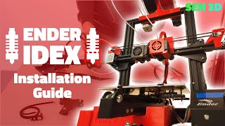 Ender 3 IDEX DIY Dual Extruder XCarriage 3D Printer Installation Kit by SEN 3D [upl. by Sammer]