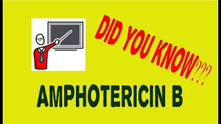 Amphotericin B  POINTS TO REMEMBER  PharmCept [upl. by Aymahs995]