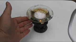 Burning Incense Without Charcoal A Hot Wax Method [upl. by Hajin]