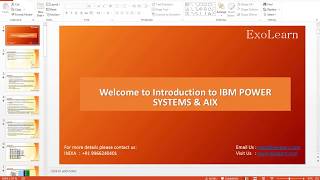 IBM Aix Tutorial for Beginners IBM AIX Administration Exolearn [upl. by Bell]